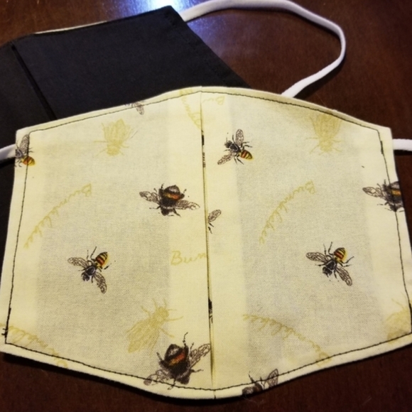 Bumblebee Cotton Facemask Hand Made - Picture 3 of 4